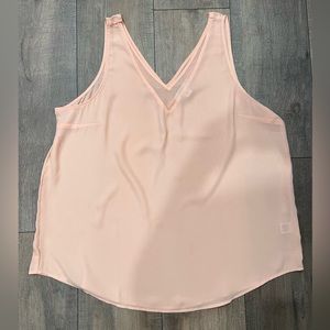 Madison Grey Light Pink Tank Top Blouse Size XXL